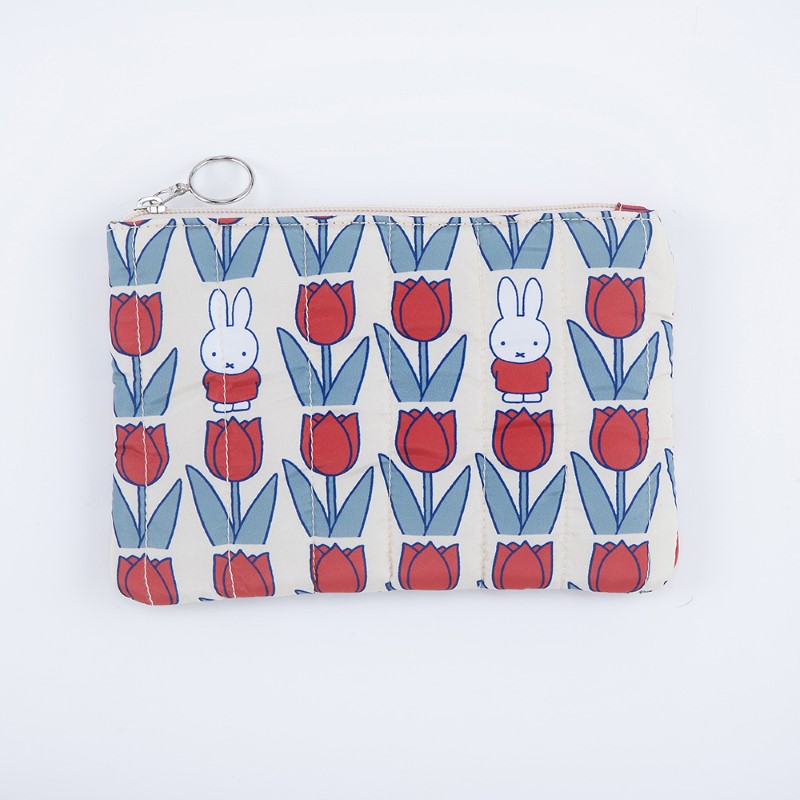miffy DB/キルティングフラットポーチ TULIP